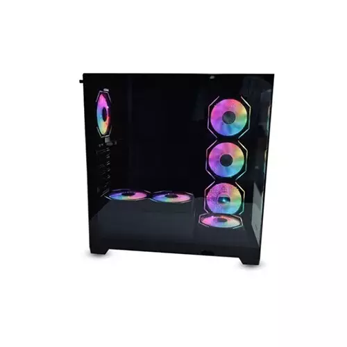 Revenger INFINITY 7 ARGB Fans Full Tower Gaming Case - Black - 0