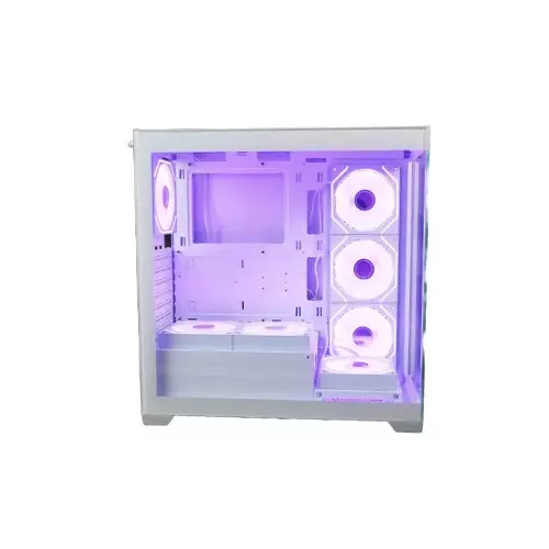 Revenger INFINITY 7 ARGB Full Tower Fans Gaming Case - White - 1