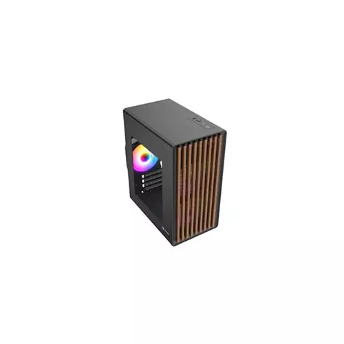 Revenger WOODPECKER ARGB m-ATX Mid Tower Black Gaming Casing - 1