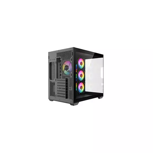 Revenger AIR SPACE BTF 4 ARGB Infinity Fan ATX Black Gaming Case - 3