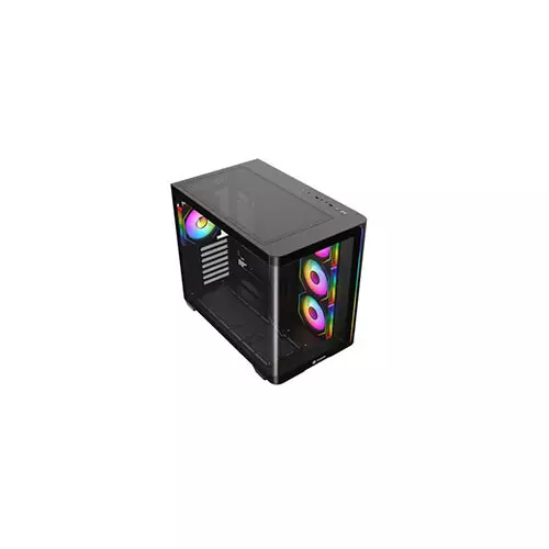 Revenger Air Tank BTF 4 ARGB Infinity Fan Black Gaming Casing - 3