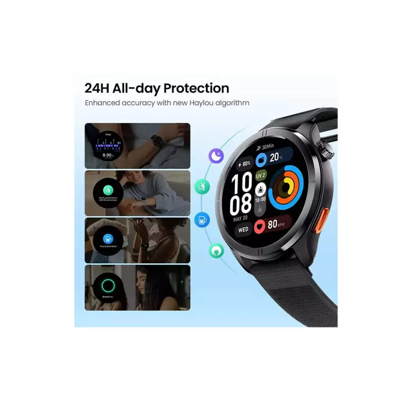 Haylou Solar Neo 2 AMOLED Bluetooth Calling Smart Watch - 1