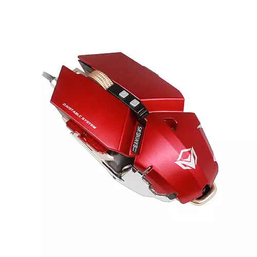 Meetion MT-M985 Metal Mechanical Programmable Gaming Mouse (Red) - 1