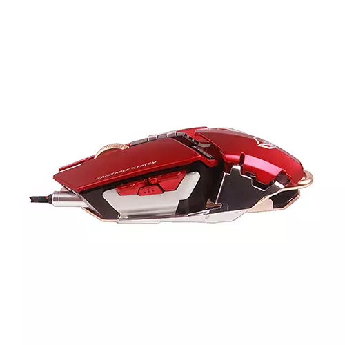 Meetion MT-M985 Metal Mechanical Programmable Gaming Mouse (Red) - 2