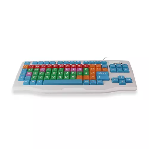 MeeTion MT-K800 Colourful Kids Computer Keyboard - 1