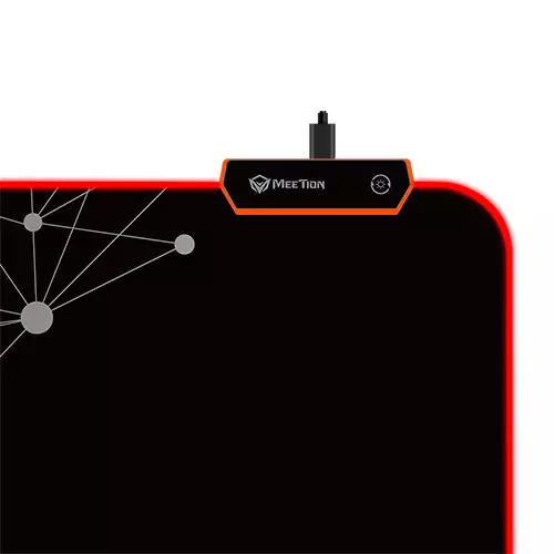 Meetion MT-PD120 Rubber Led RGB Gaming Mouse Pad - 1