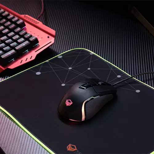 Meetion MT-PD120 Rubber Led RGB Gaming Mouse Pad - 2