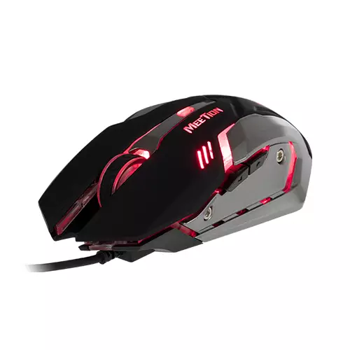 Meetion MT-M915 6D Optical Backlit Gamer Mouse (Black) - 1