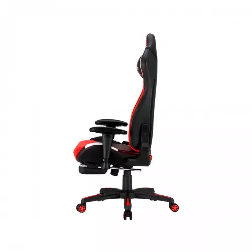 MEETION MT-CHR22 LEATHER RECLINING E-SPORT FOOTREST GAMING CHAIR (Red) - 2
