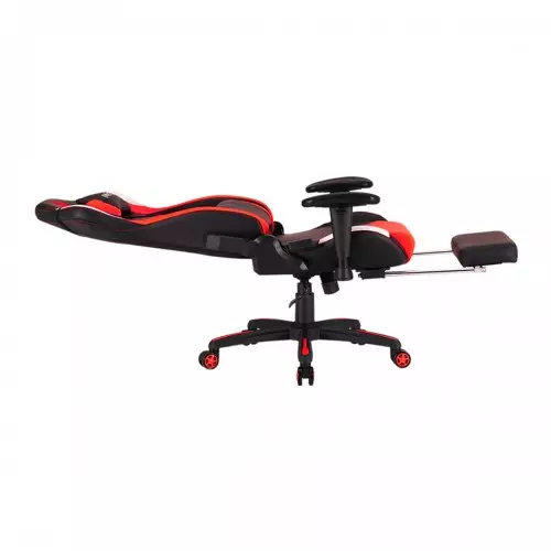 MEETION MT-CHR22 LEATHER RECLINING E-SPORT FOOTREST GAMING CHAIR (Red) - 4
