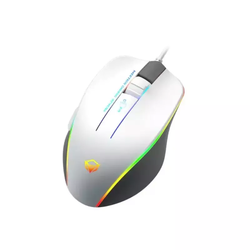 MEETION MT-GM230 RGB BACKLIT GAMING MOUSE - White - 1