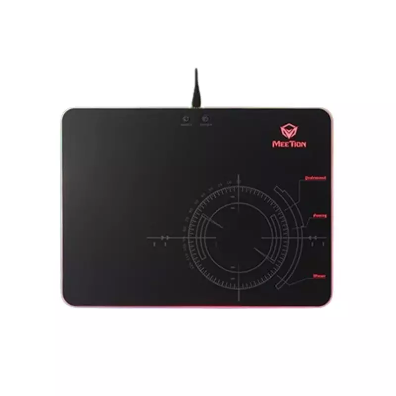 Meetion P010 RGB Backlit Gaming Mouse Pad (Black) - 1