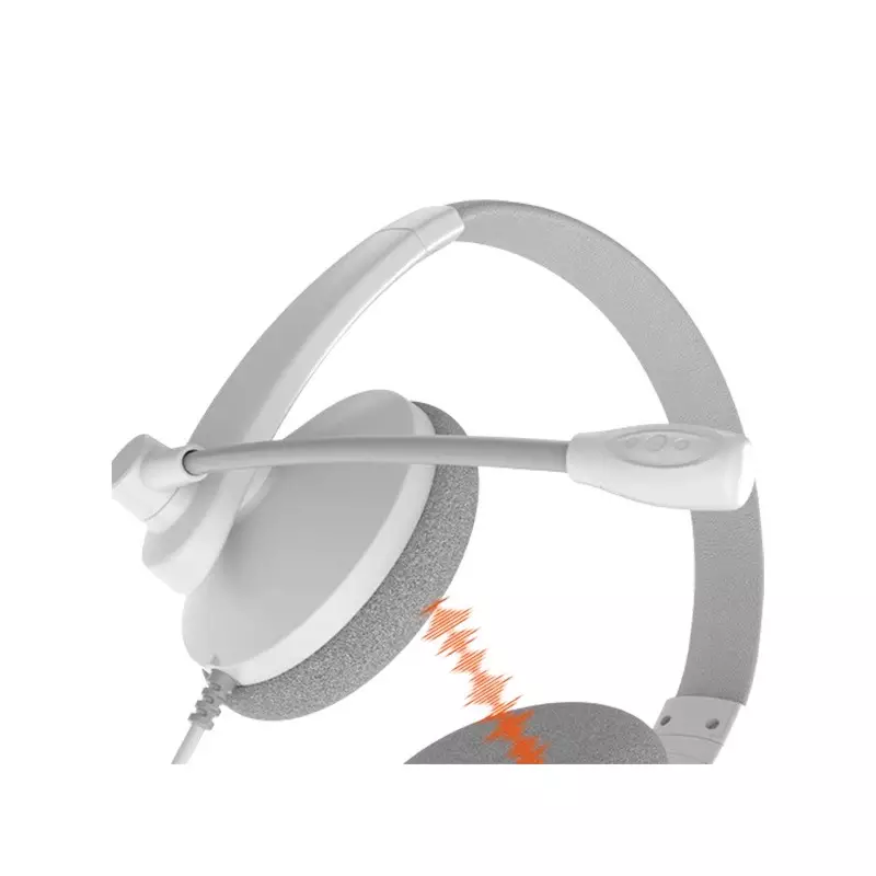 Meetion HP003 3.5mm Telephony Headset (White) - 1