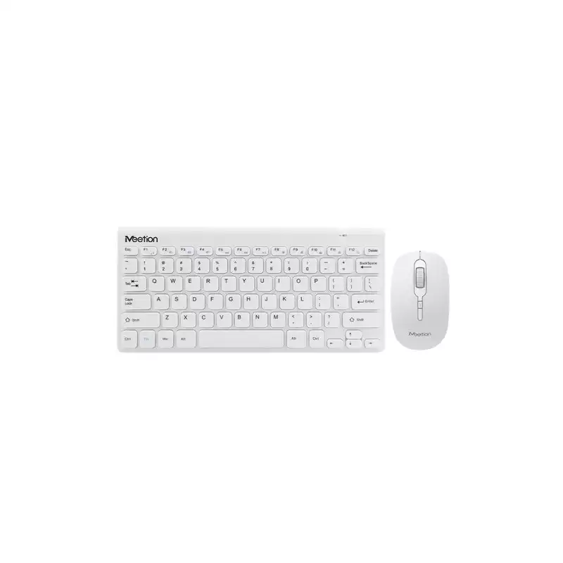 Meetion MINI4000  2.4GHz Wireless Keyboard and Mouse Combo White