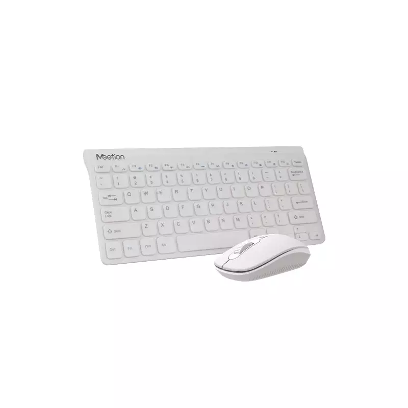 Meetion MINI4000  2.4GHz Wireless Keyboard and Mouse Combo White - 1