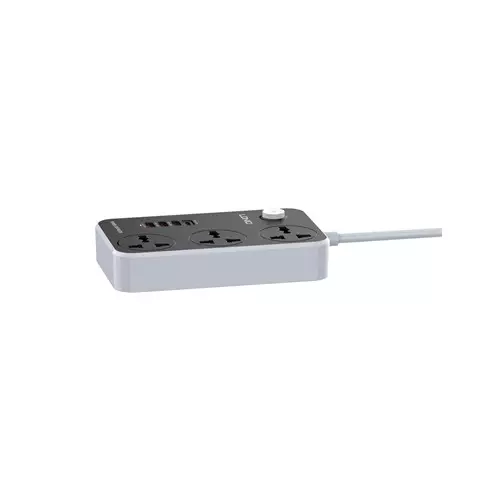 LDNIO SC3412 3 AC Outlets 3  QC 3.0 USB Port Universal Power Strip - 2