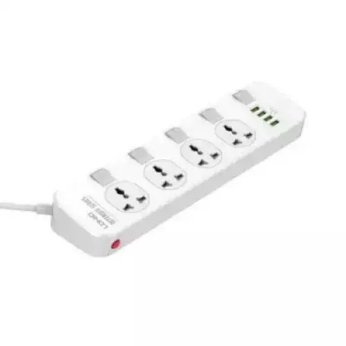 LDNIO SC4408 4 AC Outlets Universal Power Strip with 4 USB Port - 1