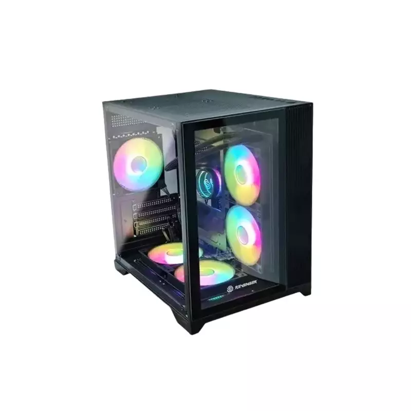 Revenger LEO Dynamic Mini Mid-tower ATX Computer Casing - 3