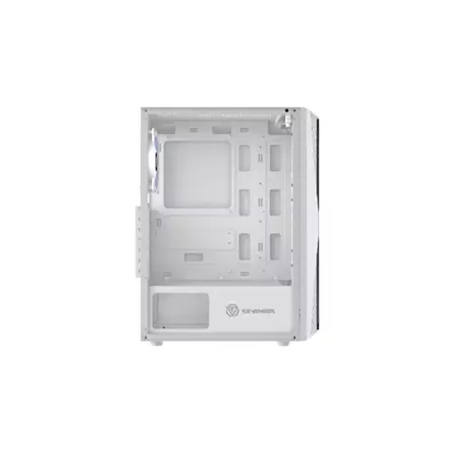 REVENGER SHOCKWAVE MID TOWER RGB GAMING CASE (WHITE) - 2