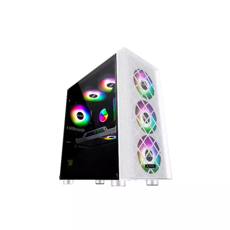 REVENGER GAME 6 MID TOWER WHITE GAMING M-ATX CASING - 1
