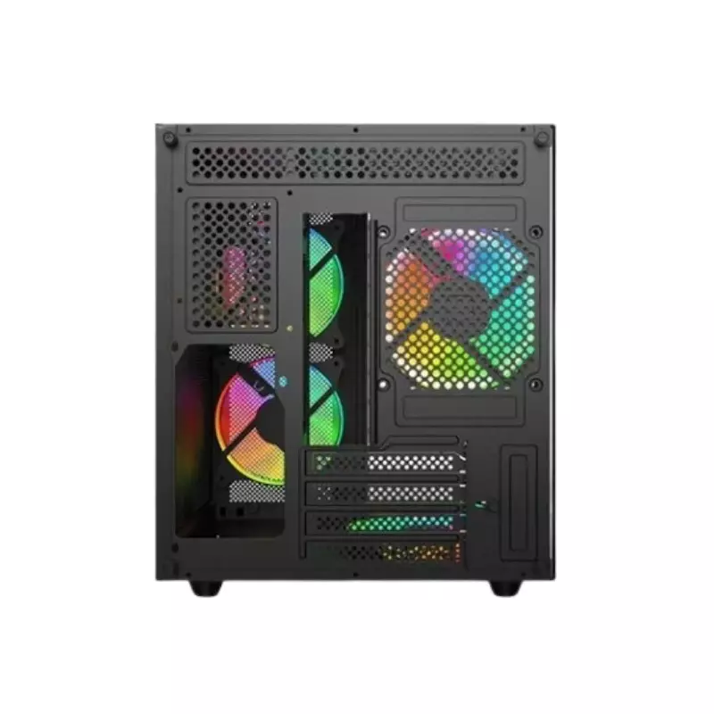 REVENGER DUO DYNAMIC FULL-VIEW MINI-TOWER ATX CASE (BLACK) - 2