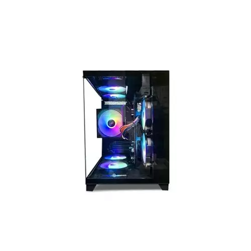 Revenger Base Dynamic Mini Mid Tower Micro ATX ARGB Desktop Gaming Case (Black) - 2