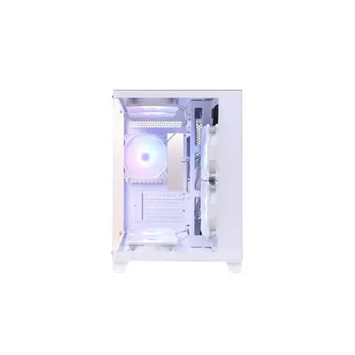 Revenger Base Dynamic Mini Mid Tower Micro ATX ARGB Desktop Gaming Case (white) - 3