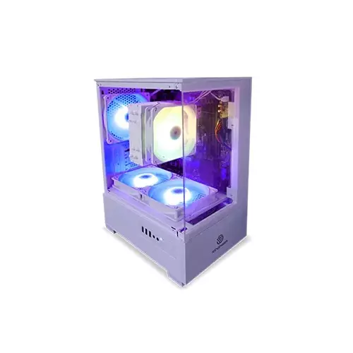 Revenger Ice Cool Mini Micro ATX Gaming Case White - 1