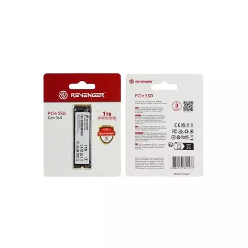 Revenger N580 1TB M.2 NVMe PCIe Gen3 SSD - 5