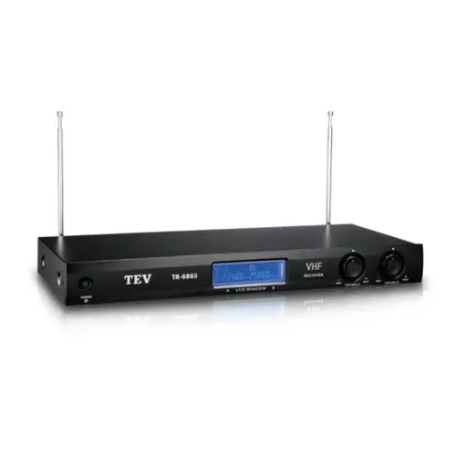 TEV TR-686II VHF Dual Frequency receiver Wireless Microphone - 0