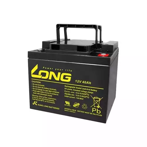 Long 12V 40Ah Rechargeable Sealed Lead Acid Battery for UPS