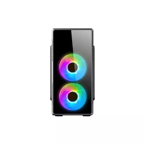 PC Power Pulse Fire X2 M-atx Mid Tower Computer Case With 200w Power Supply - 2