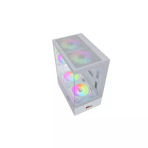 PC POWER GS670 SKYVIEW V2 3 FANS GAMING CASE WITH 550W PSU - 2