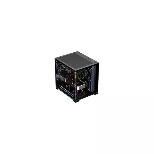 PC Power Darkion Infinity BK Mid Tower Gaming Casing - 0
