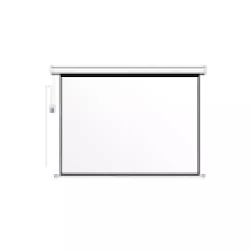 Pc Power 96 Inch x 96 Inch Electric Wall Projector Screen