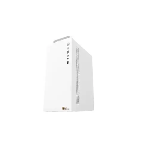 PC Power Pro Case V6 Desktop Case with Power Supply (White) - 1