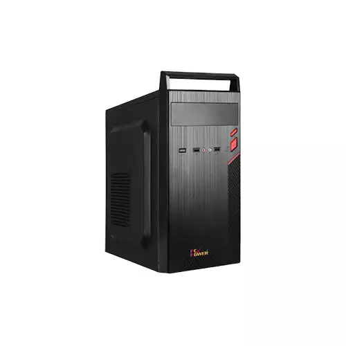 Pc Power PC-21 Mini ATX Desktop Case with PSU (Black)