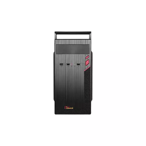 Pc Power PC-21 Mini ATX Desktop Case with PSU (Black) - 1