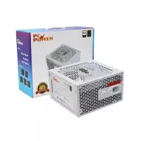 PC Power PP-350W 350W Gaming Power Supply (White)