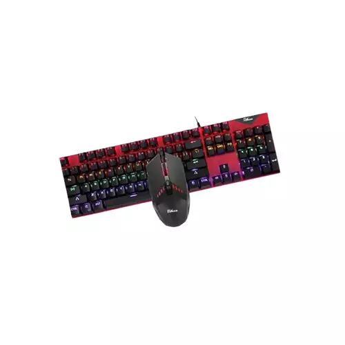 PC Power FLARE COMBO RGB Mechanical Keyboard and Mouse (BLUE SWITCH) - 1
