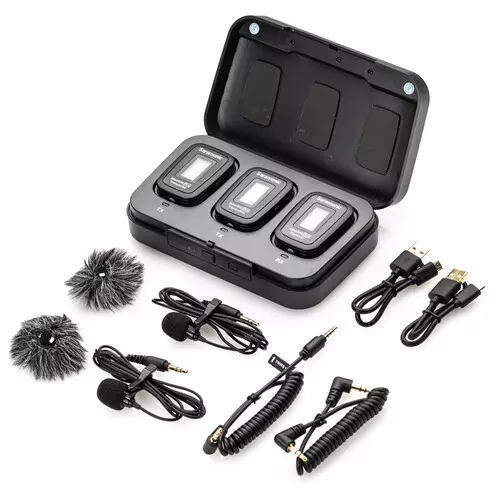 Saramonic Blink 500 Pro B2 2-Person Digital Camera-Mount Wireless Omni Lavalier Microphone System - 2
