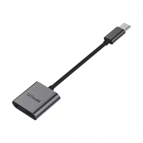 Qgeem QG-UH02-2 HDMI & VGA Female Grey Converter
