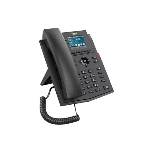 Fanvil X303P 4-SIP PoE IP Phone With Adapter - 1