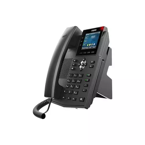 Fanvil X3U 6-SIP PoE IP Phone Without Adapter - 1