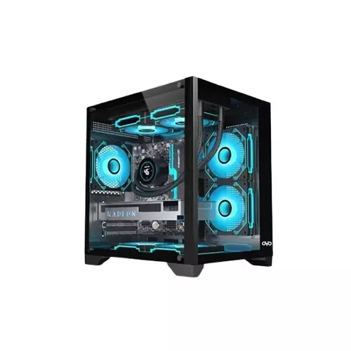OVO F919-B Sea View Mid-Tower Micro ATX Case