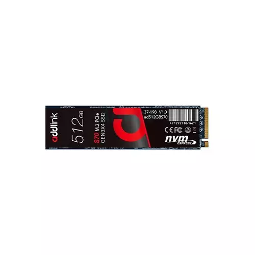 Addlink S70 Lite 512GB M.2 2280 PCIe NVMe SSD - 1