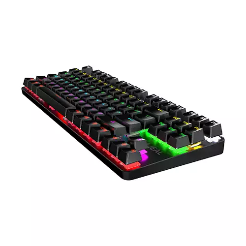 BAJEAL K100 TKL RGB Mechanical Gaming Black Keyboard (Hot-Swappable) - 1