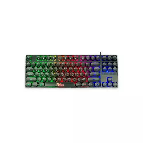 PC POWER K87 Retro Punk Suspension Keyboard