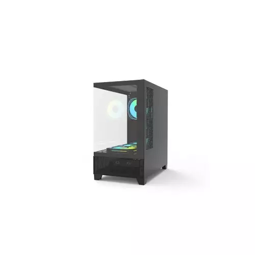 PC Power Sea View V2 PG-H35 BK ATX Desktop Gaming Case - 2