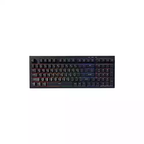PC Power Silent-98 Wired Gaming Keyboard (Black Knight)